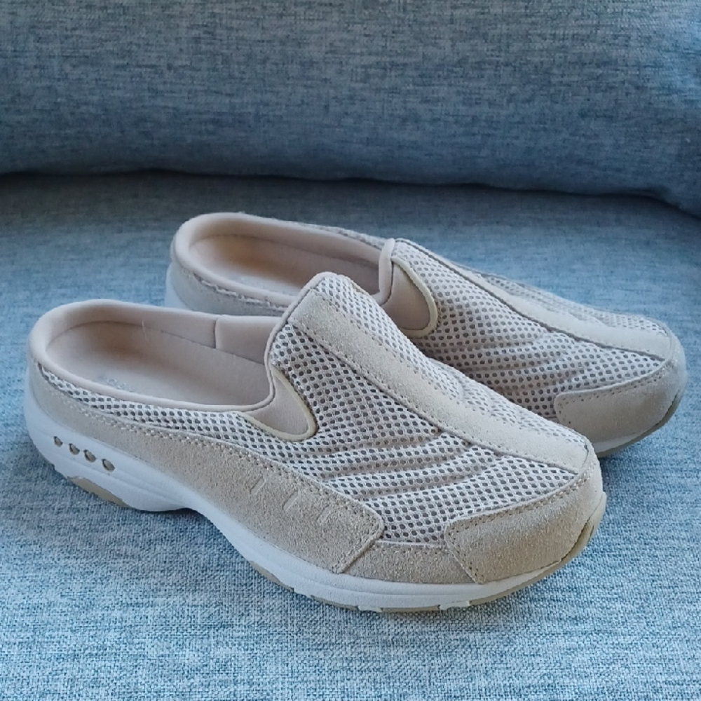 Easy Spirit Beige Slip-On Shoes